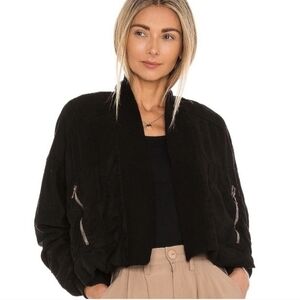 Young Fabulous And‎ Broke Fara Cropped Convertible Jacket Size Medium